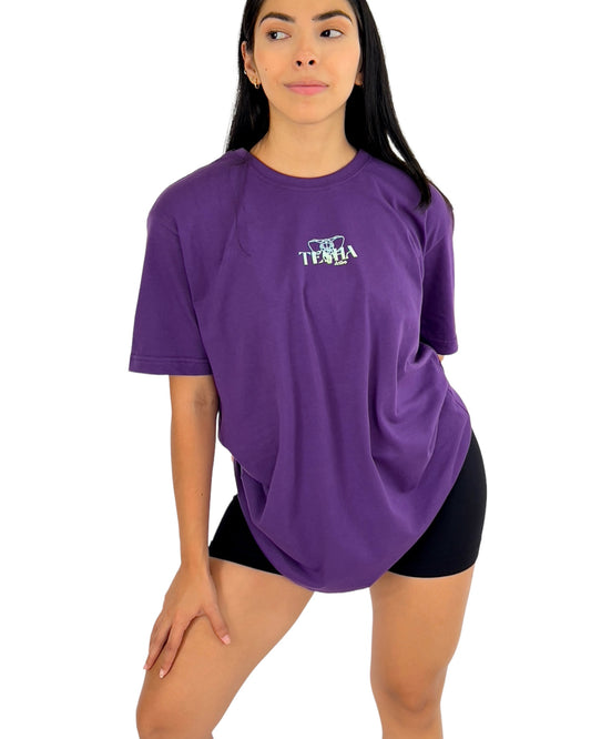 CAMISETA OVERSIZE MORADA