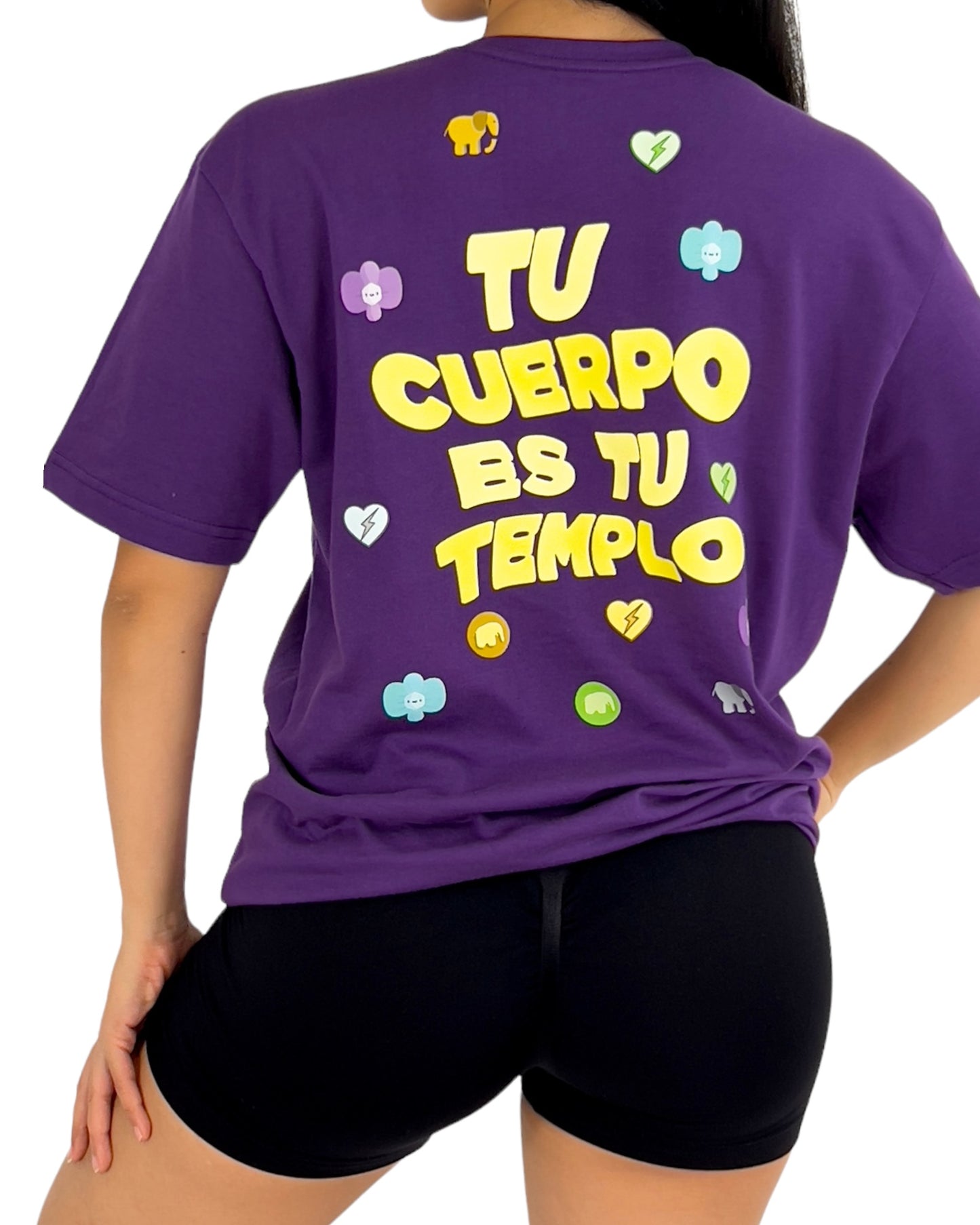 CAMISETA OVERSIZE MORADA