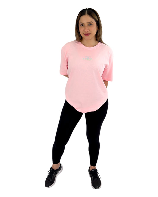 Camiseta Oversize Rosa